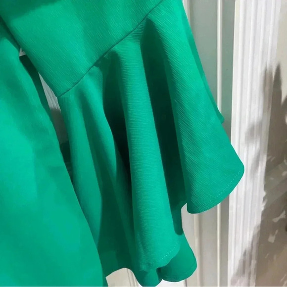 Nwt-no name boutique green dresss sz lg - Picture 2 of 4